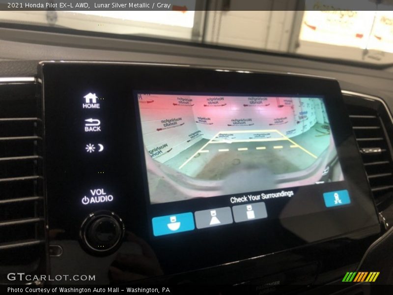 Lunar Silver Metallic / Gray 2021 Honda Pilot EX-L AWD