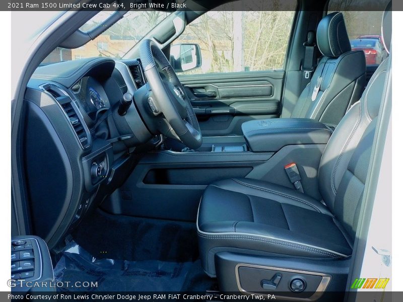 Bright White / Black 2021 Ram 1500 Limited Crew Cab 4x4