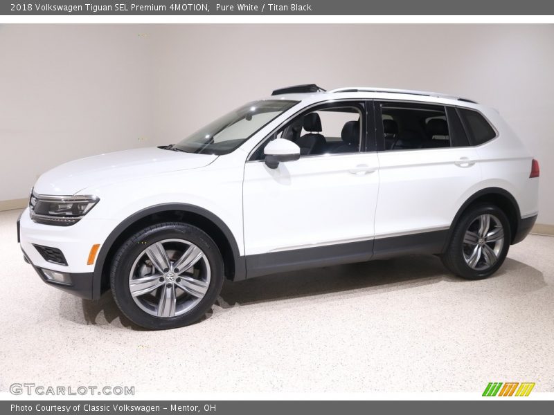 Pure White / Titan Black 2018 Volkswagen Tiguan SEL Premium 4MOTION