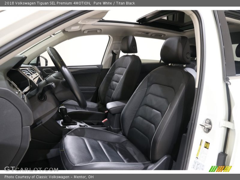 Pure White / Titan Black 2018 Volkswagen Tiguan SEL Premium 4MOTION