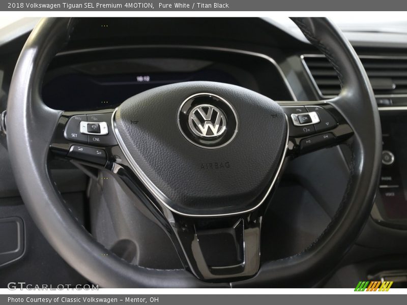 Pure White / Titan Black 2018 Volkswagen Tiguan SEL Premium 4MOTION