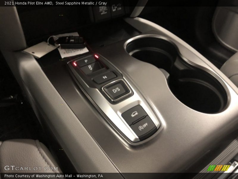 Steel Sapphire Metallic / Gray 2021 Honda Pilot Elite AWD