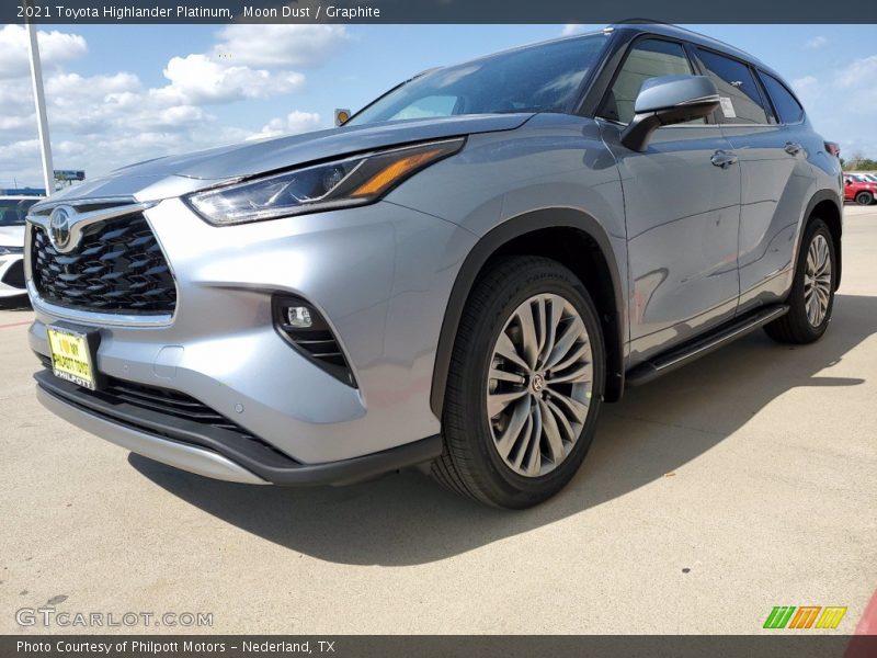 Moon Dust / Graphite 2021 Toyota Highlander Platinum