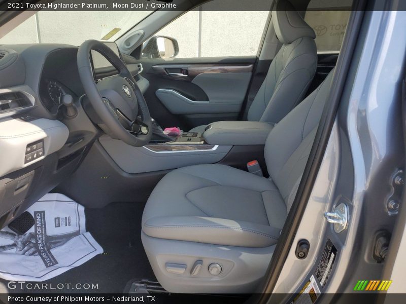 Moon Dust / Graphite 2021 Toyota Highlander Platinum