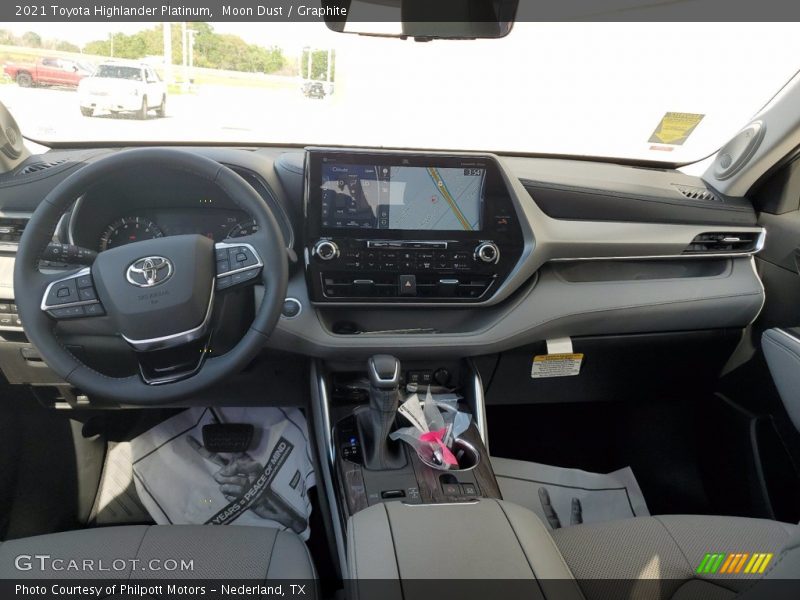 Moon Dust / Graphite 2021 Toyota Highlander Platinum
