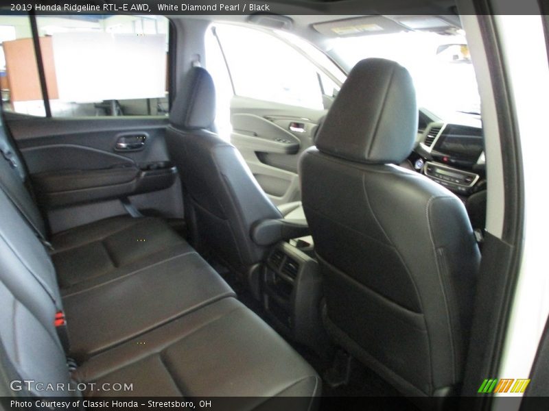 White Diamond Pearl / Black 2019 Honda Ridgeline RTL-E AWD