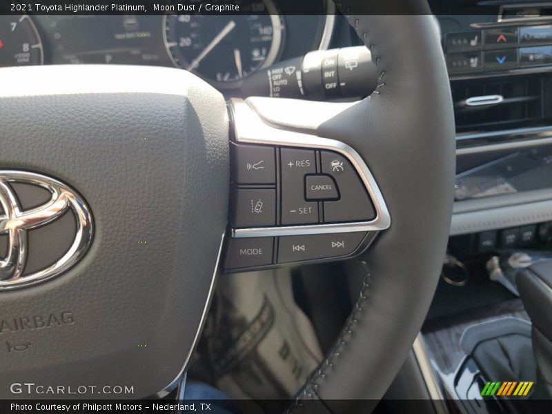 Moon Dust / Graphite 2021 Toyota Highlander Platinum
