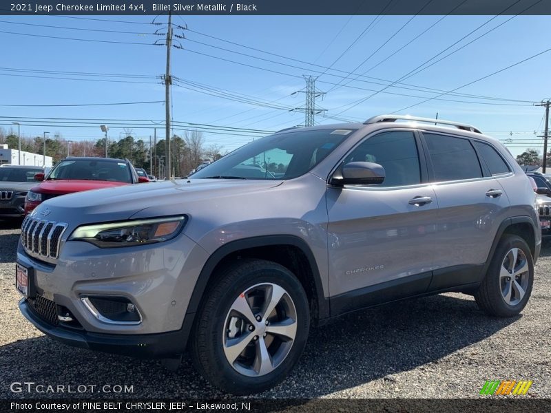Billet Silver Metallic / Black 2021 Jeep Cherokee Limited 4x4