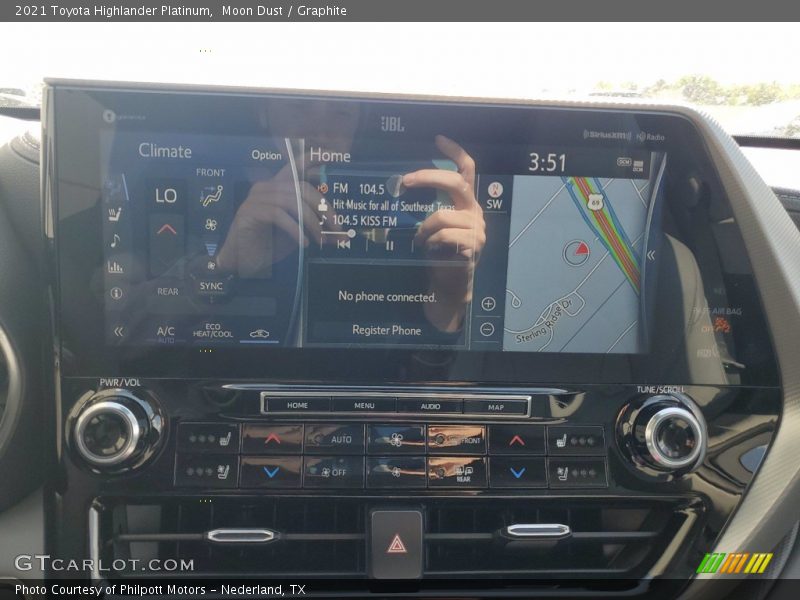 Moon Dust / Graphite 2021 Toyota Highlander Platinum