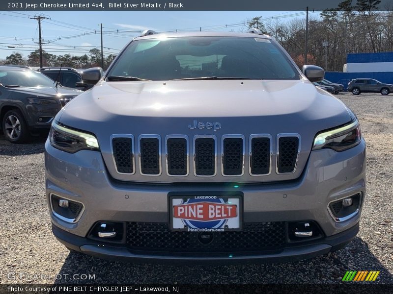 Billet Silver Metallic / Black 2021 Jeep Cherokee Limited 4x4