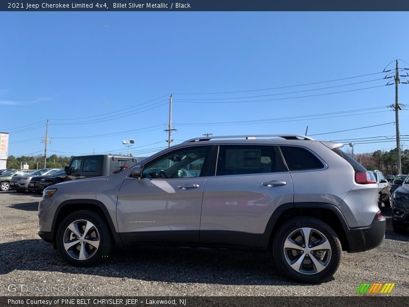 Billet Silver Metallic / Black 2021 Jeep Cherokee Limited 4x4