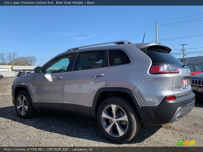 Billet Silver Metallic / Black 2021 Jeep Cherokee Limited 4x4