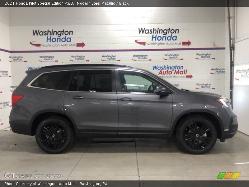 Modern Steel Metallic / Black 2021 Honda Pilot Special Edition AWD