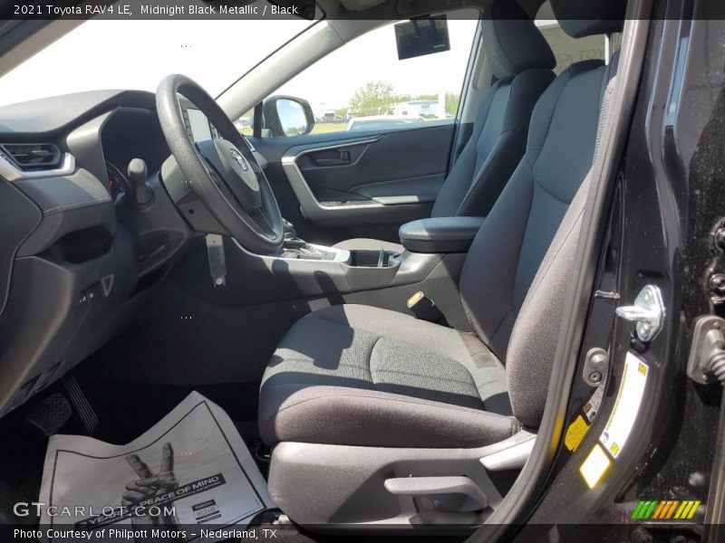 Midnight Black Metallic / Black 2021 Toyota RAV4 LE