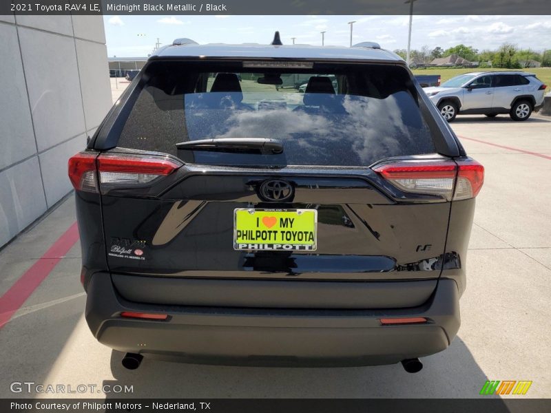 Midnight Black Metallic / Black 2021 Toyota RAV4 LE