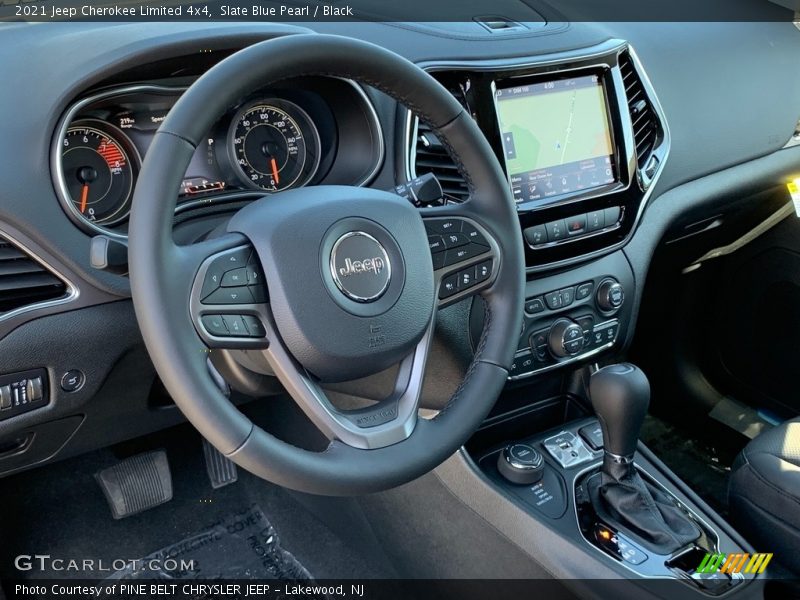 Slate Blue Pearl / Black 2021 Jeep Cherokee Limited 4x4