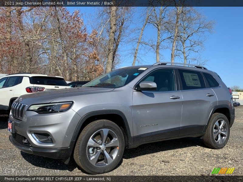 Billet Silver Metallic / Black 2021 Jeep Cherokee Limited 4x4