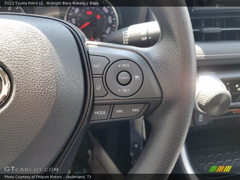 Midnight Black Metallic / Black 2021 Toyota RAV4 LE