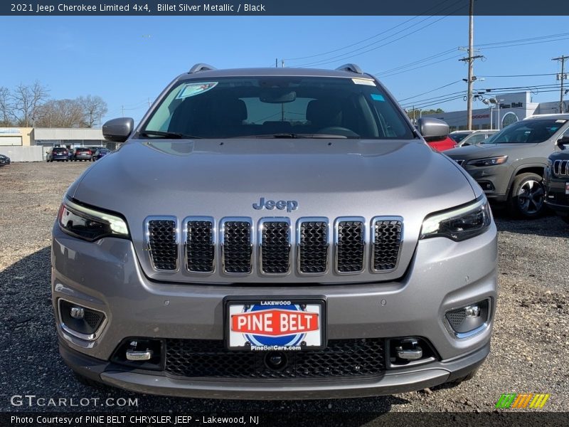 Billet Silver Metallic / Black 2021 Jeep Cherokee Limited 4x4