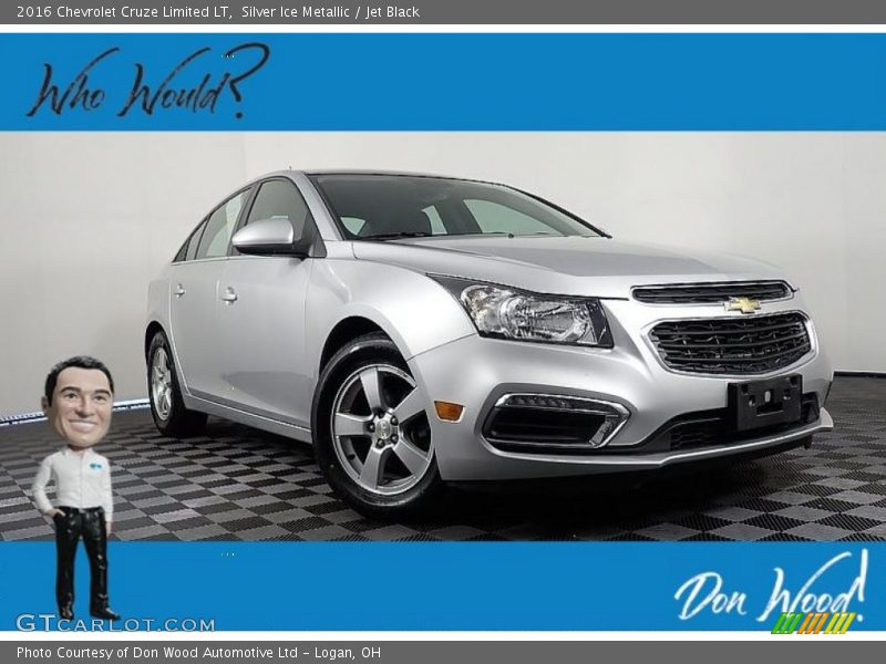 Silver Ice Metallic / Jet Black 2016 Chevrolet Cruze Limited LT