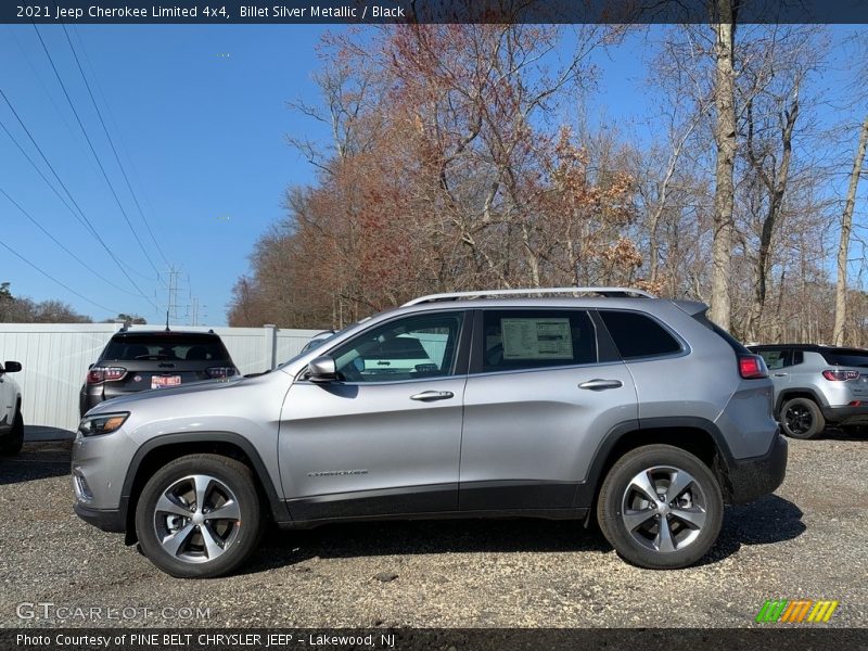 Billet Silver Metallic / Black 2021 Jeep Cherokee Limited 4x4