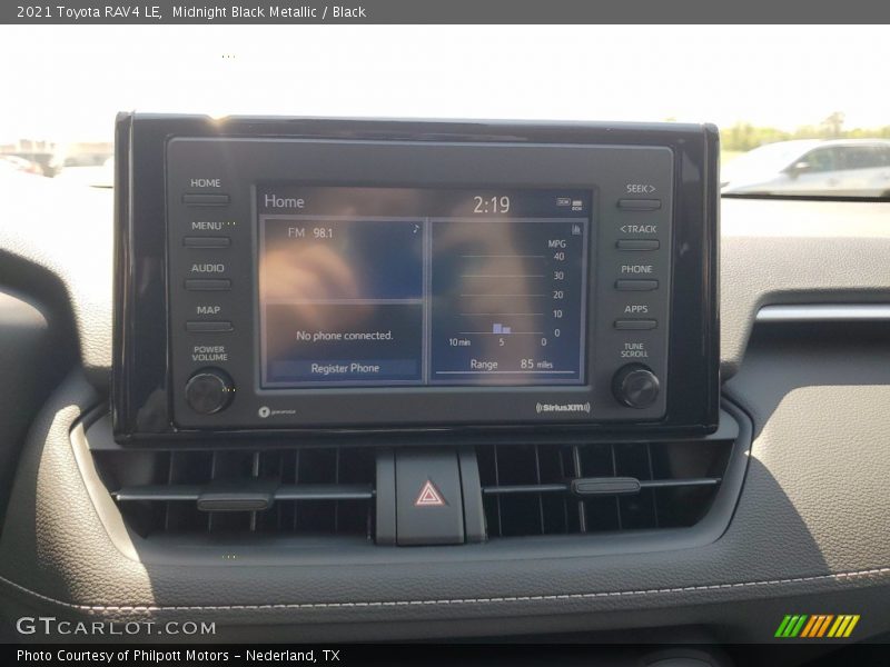 Midnight Black Metallic / Black 2021 Toyota RAV4 LE