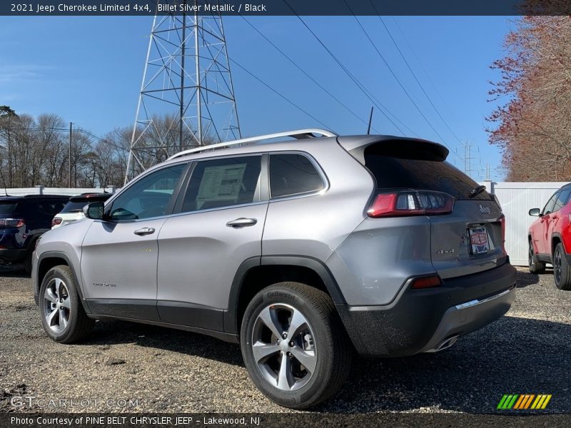 Billet Silver Metallic / Black 2021 Jeep Cherokee Limited 4x4