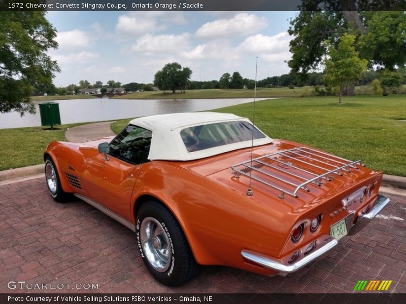  1972 Corvette Stingray Coupe Ontario Orange