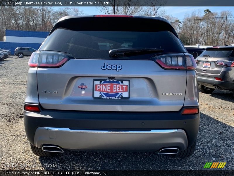 Billet Silver Metallic / Black 2021 Jeep Cherokee Limited 4x4