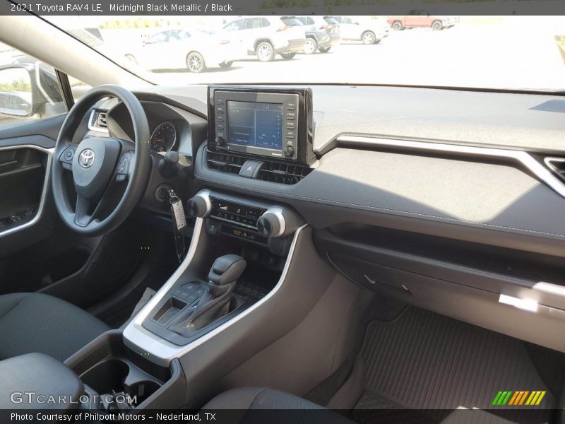 Midnight Black Metallic / Black 2021 Toyota RAV4 LE