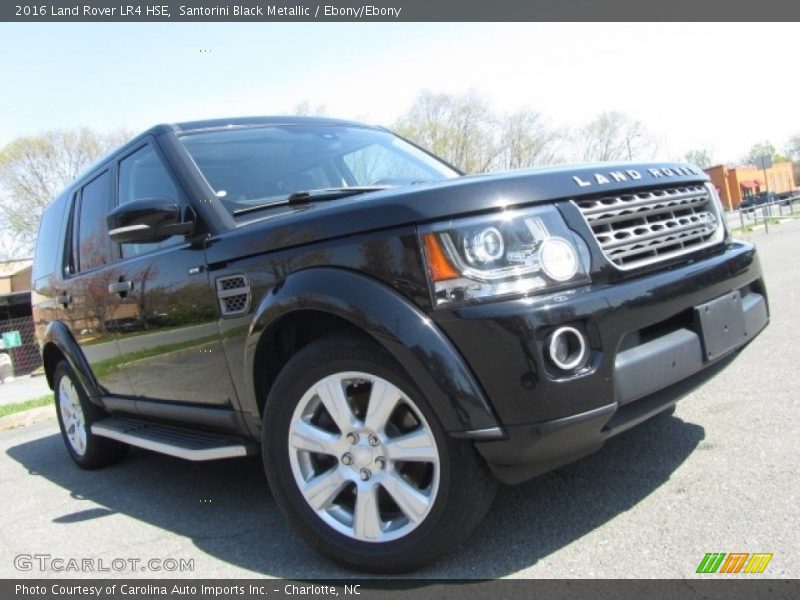 Santorini Black Metallic / Ebony/Ebony 2016 Land Rover LR4 HSE