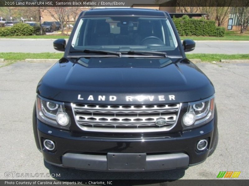 Santorini Black Metallic / Ebony/Ebony 2016 Land Rover LR4 HSE