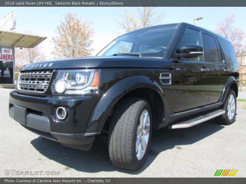Santorini Black Metallic / Ebony/Ebony 2016 Land Rover LR4 HSE