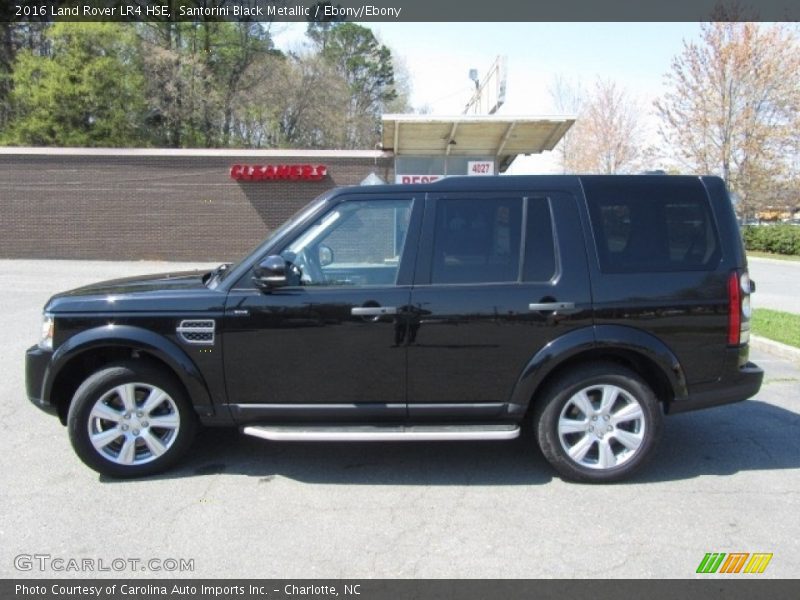 Santorini Black Metallic / Ebony/Ebony 2016 Land Rover LR4 HSE