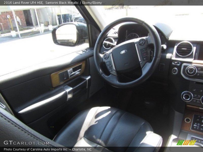 Santorini Black Metallic / Ebony/Ebony 2016 Land Rover LR4 HSE