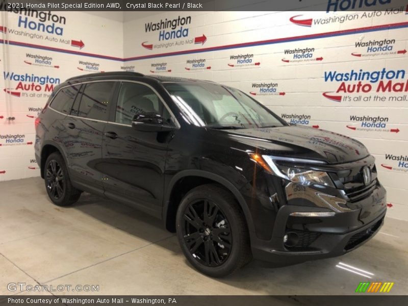 Crystal Black Pearl / Black 2021 Honda Pilot Special Edition AWD