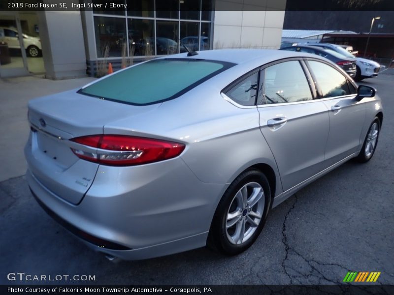 Ingot Silver / Ebony 2018 Ford Fusion SE