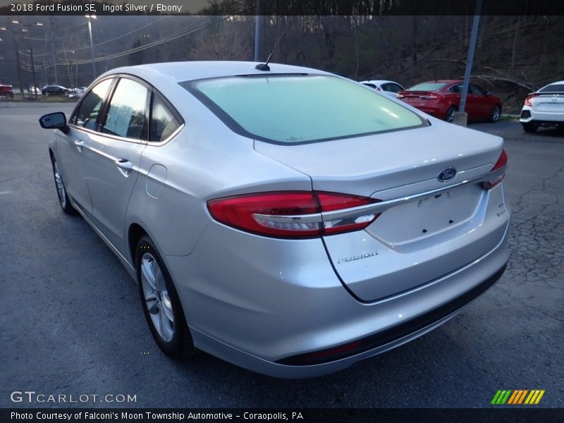 Ingot Silver / Ebony 2018 Ford Fusion SE