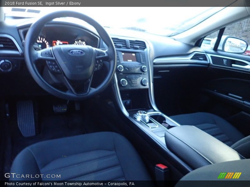 Ingot Silver / Ebony 2018 Ford Fusion SE
