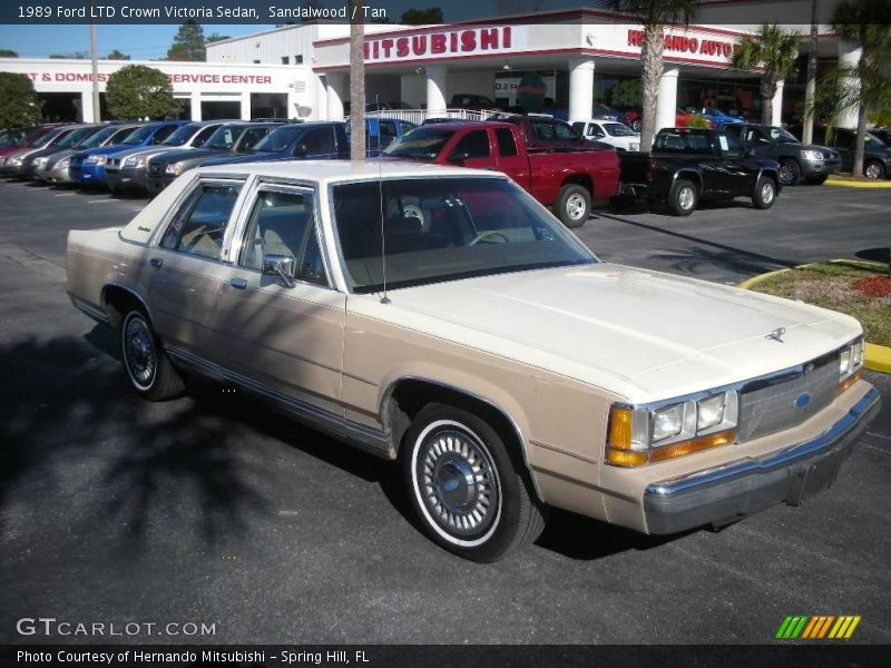 Sandalwood / Tan 1989 Ford LTD Crown Victoria Sedan