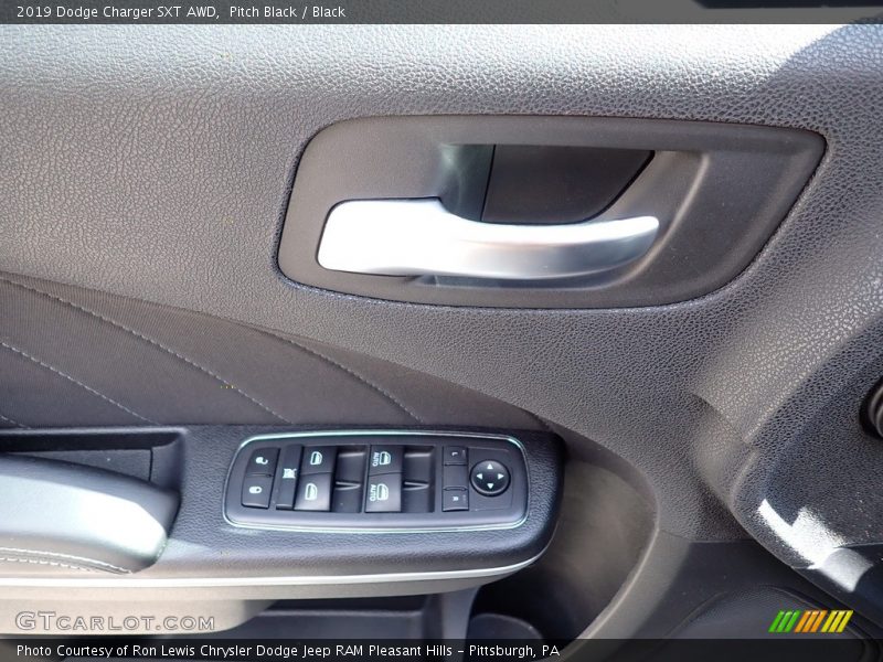 Pitch Black / Black 2019 Dodge Charger SXT AWD