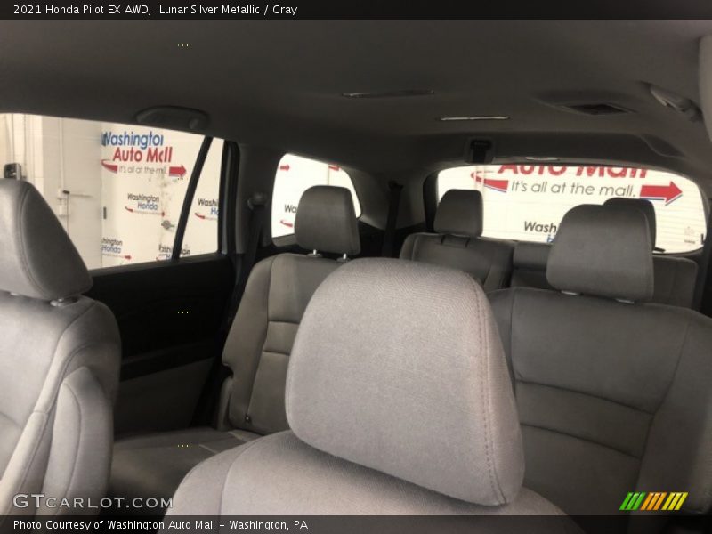 Lunar Silver Metallic / Gray 2021 Honda Pilot EX AWD
