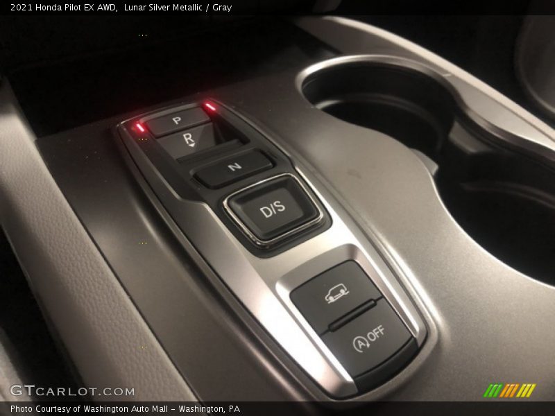 Lunar Silver Metallic / Gray 2021 Honda Pilot EX AWD