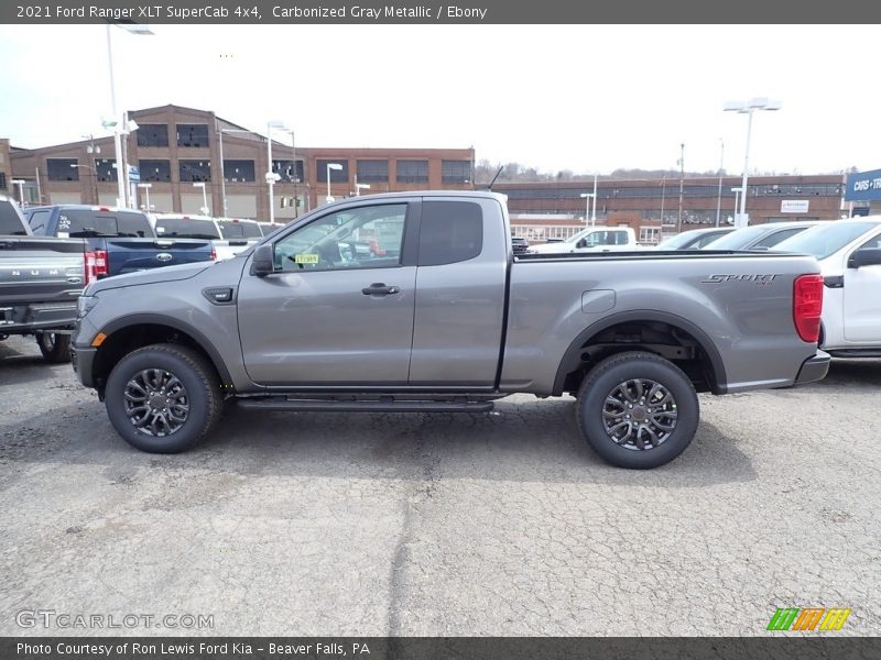  2021 Ranger XLT SuperCab 4x4 Carbonized Gray Metallic