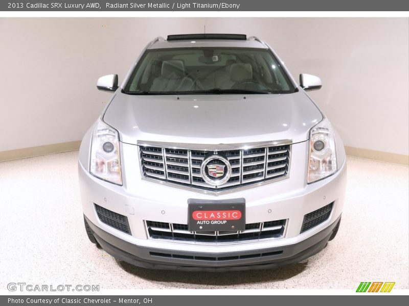 Radiant Silver Metallic / Light Titanium/Ebony 2013 Cadillac SRX Luxury AWD