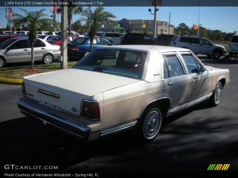 Sandalwood / Tan 1989 Ford LTD Crown Victoria Sedan