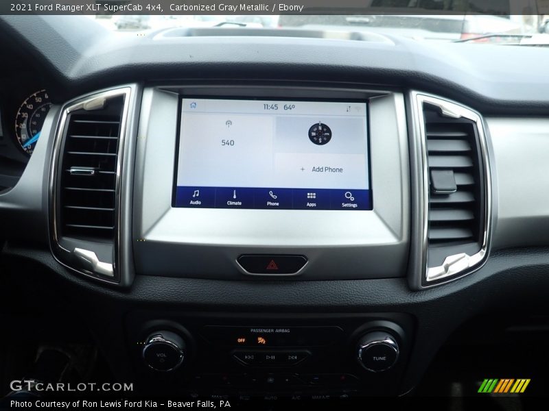 Carbonized Gray Metallic / Ebony 2021 Ford Ranger XLT SuperCab 4x4