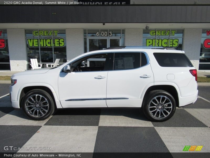 Summit White / Jet Black 2020 GMC Acadia Denali