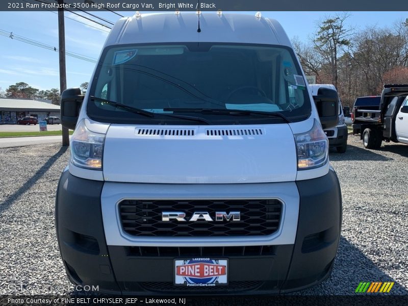 Bright White / Black 2021 Ram ProMaster 3500 High Roof Cargo Van
