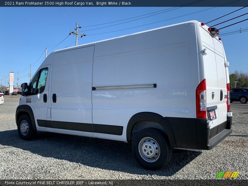 Bright White / Black 2021 Ram ProMaster 3500 High Roof Cargo Van